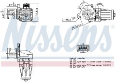 NISSENS 98376 — Клапан EGR