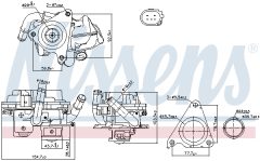 NISSENS 98379 — Supapă EGR