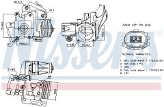 NISSENS 98387 — Клапан EGR
