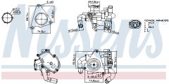 NISSENS 98404 — Клапан EGR