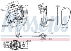NISSENS 98415 — Клапан EGR