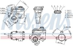 NISSENS 98550 — Supapă EGR