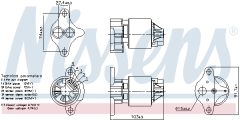 NISSENS 98560 — Клапан EGR