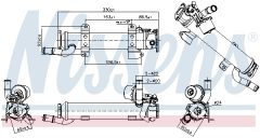 NISSENS 989277 — Радиатор EGR