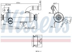 NISSENS 989279 — Răcitor gaze EGR