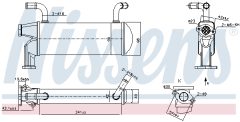 NISSENS 989327 — Радиатор EGR