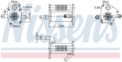 NISSENS 989446 — Радиатор EGR