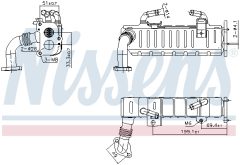 NISSENS 989475 — Радиатор EGR
