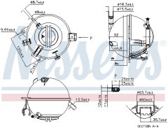 NISSENS 996116 — Расширительный бачок