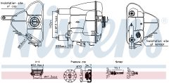 NISSENS 996191 — Расширительный бачок
