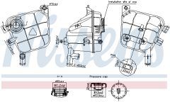 NISSENS 996207 — Расширительный бачок