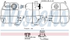NISSENS 996336 — Расширительный бачок