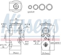 NISSENS 999279 — Расширительный клапан кондиционера