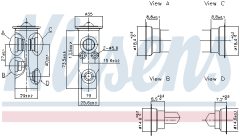 NISSENS 999283 — Supapă de expansiune aer condiționat