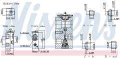 NISSENS 999463 — Supapă de expansiune aer condiționat