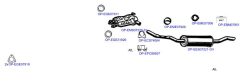 OPTIMAL OP-EXSBW110 — Выхлопная система в сборе
