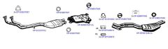 OPTIMAL OP-EXSBW113 — Выхлопная система в сборе
