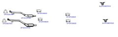 OPTIMAL OP-EXSBW274 — Выхлопная система в сборе