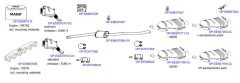 OPTIMAL OP-EXSBW394 — Выхлопная система в сборе