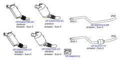 OPTIMAL OP-EXSBW475 — Выхлопная система в сборе