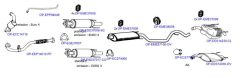 OPTIMAL OP-EXSFT461 — Выхлопная система в сборе