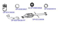 OPTIMAL OP-EXSMD026 — Выхлопная система в сборе
