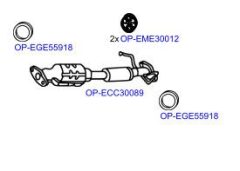 OPTIMAL OP-EXSMD068 — Sistem de evacuare complet