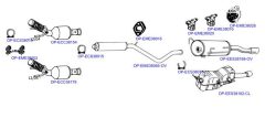 OPTIMAL OP-EXSPG094 — Выхлопная система в сборе
