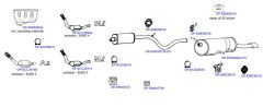 OPTIMAL OP-EXSPG126 — Выхлопная система в сборе