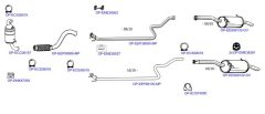 OPTIMAL OP-EXSPG257 — Выхлопная система в сборе