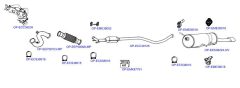 OPTIMAL OP-EXSPG313 — Выхлопная система в сборе