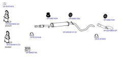OPTIMAL OP-EXSPG520 — Выхлопная система в сборе