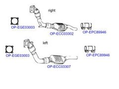 OPTIMAL OP-EXSVG619 — Выхлопная система в сборе