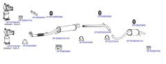 OPTIMAL OP-EXSVW957 — Выхлопная система в сборе