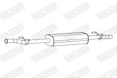 WALKER 24540 — Средний глушитель