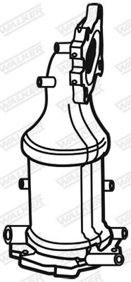 WALKER 28696 — Catalizator