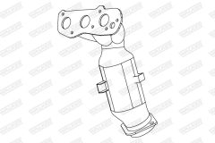 WALKER 28838 — Catalizator