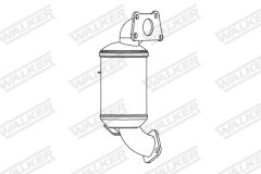 WALKER 28897 — Катализатор