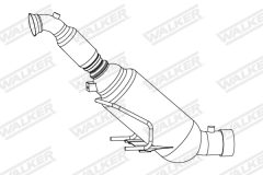 WALKER 73168 — Сажевый фильтр