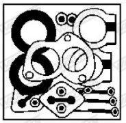 WALKER 85385 — Комплект крепежа глушителя