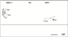 WALKER CIK024523 — Выхлопная система в сборе