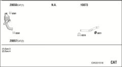 WALKER CIK031518 — Выхлопная система в сборе