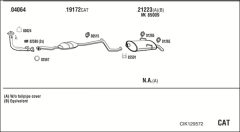 WALKER CIK129572 — Sistem de evacuare complet