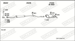 WALKER CIK129851A — Sistem de evacuare complet