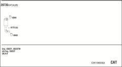 WALKER CIK136636A — Sistem de evacuare complet
