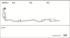 WALKER CVK024470A — Выхлопная система в сборе