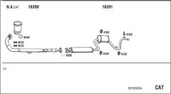 WALKER DH30004 — Sistem de evacuare complet