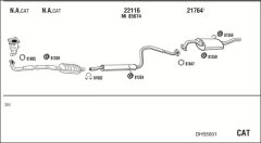 WALKER DH55001 — Sistem de evacuare complet