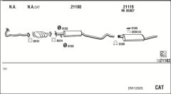 WALKER DW12005 — Sistem de evacuare complet