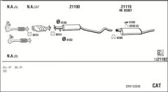 WALKER DW12006 — Sistem de evacuare complet